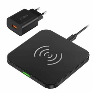 Choetech T511-S - pad vierkant + USB stekker - Kleur zwart