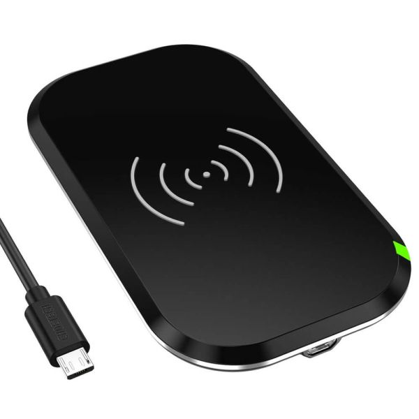 Bij naam Woning Burgerschap Draadloze oplader pad met 3 spoelen 10W - Wireless Charger